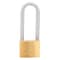 Brinks Keyed Alike Padlock, Brass, 40mm, High Security, Long SHKL 4 PK 171-42401 - alternate 2